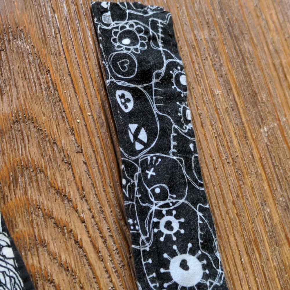 2 for $20 Set of 4 Umbrella Girl Productions Black Hair Scarves Goth - Picture 10 of 11
